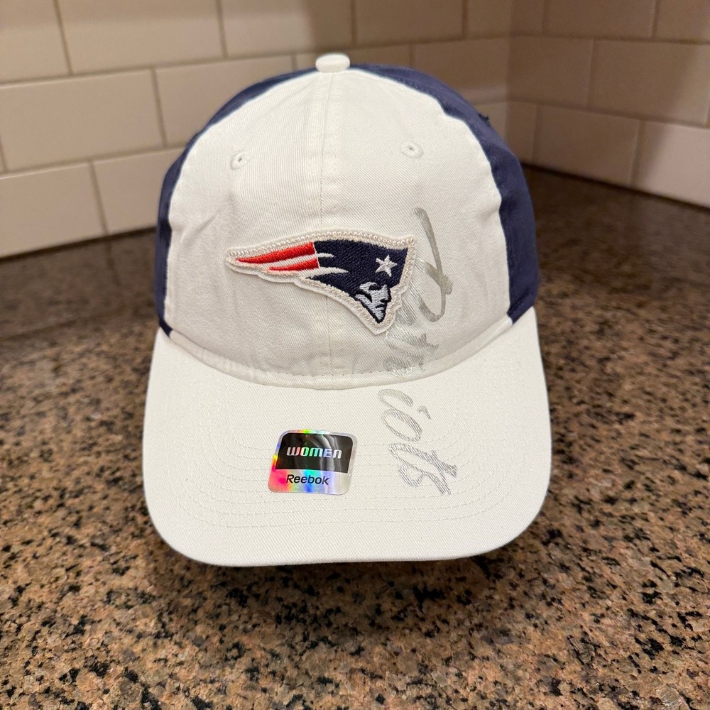 New England Patriots Reebok Hat Womens Adjustable Cotton Blue White OSFA